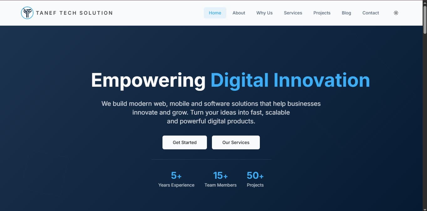 TANEF TECH SOLUTION | Corporate Portfolio
